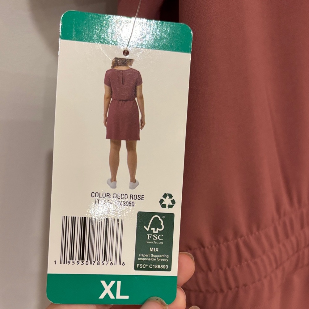 32 Degrees Cool Dusty Rose Sporty Dress XXL - Picture 7 of 7